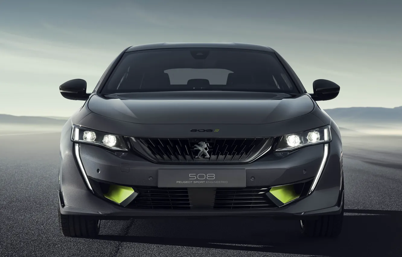 Фото обои Concept, Peugeot, вид спереди, 508, 2019, Sport Engineered