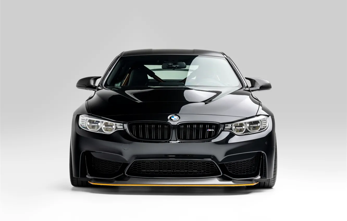 Фото обои BMW, Front, Black, Face, F82