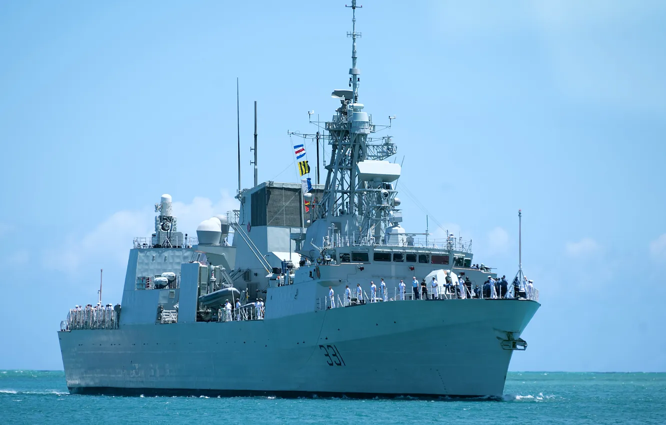 Фото обои Канада, фрегат, HMCS Vancouver, FFH-331