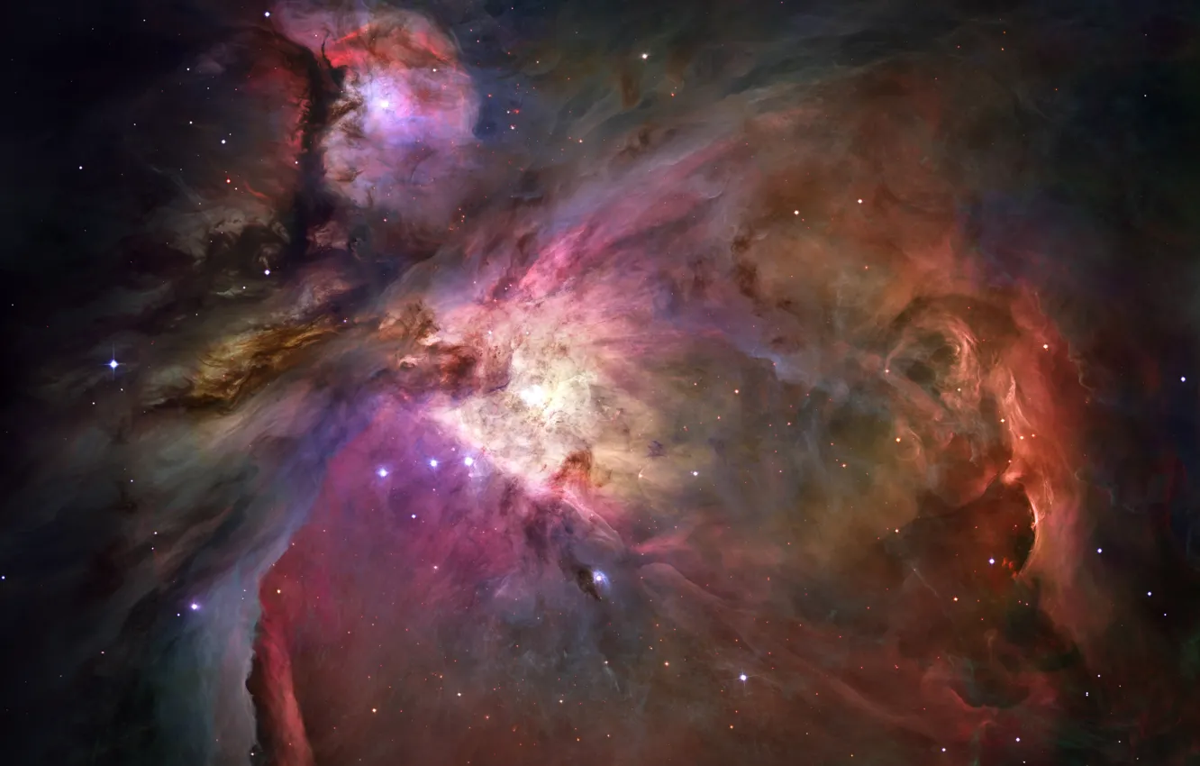 Фото обои туманность, созвездие, Орион, M42