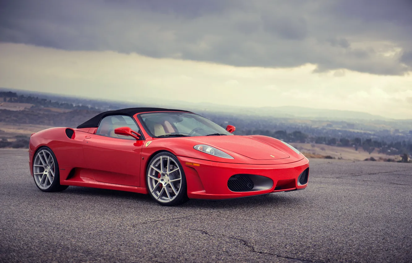 Обои Ferrari, суперкар, red, феррари, спайдер, ф-430, Spider, F-430 на ...