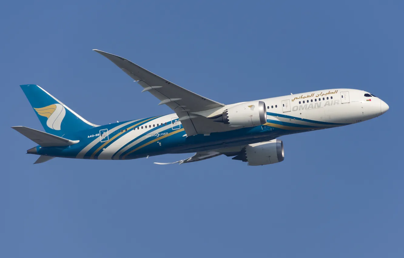 Фото обои Boeing, Oman Air, 787-8