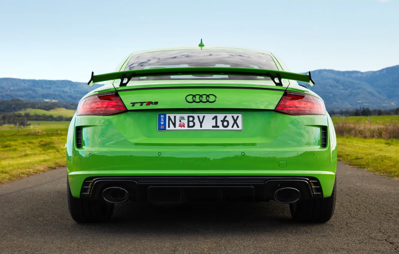 Фото обои Audi, rear, TT, Audi TT RS Coupe