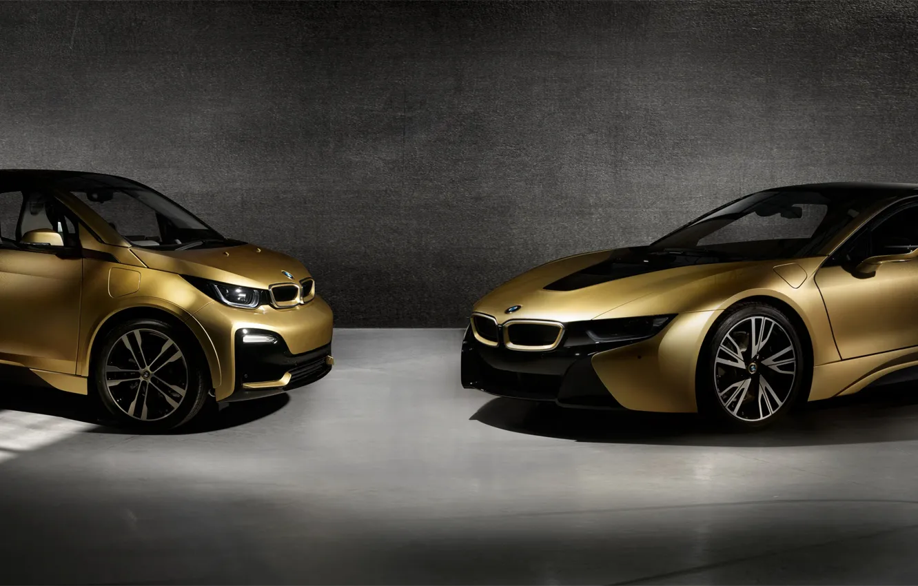 Фото обои BMW i3, BMW i8, Starlight Edition