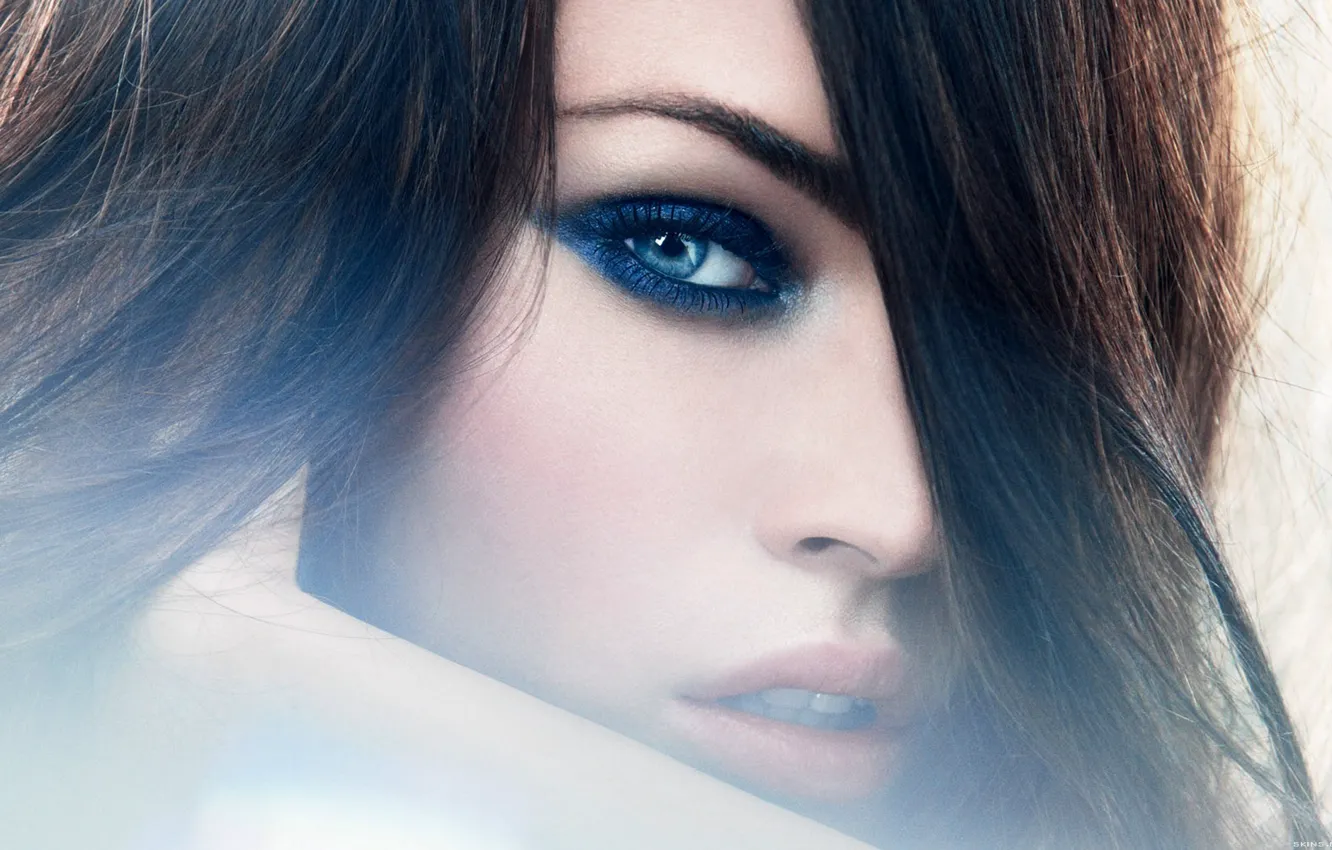 Фото обои взгляд, девушка, лицо, Megan Fox, модель, волосы, актриса, шик
