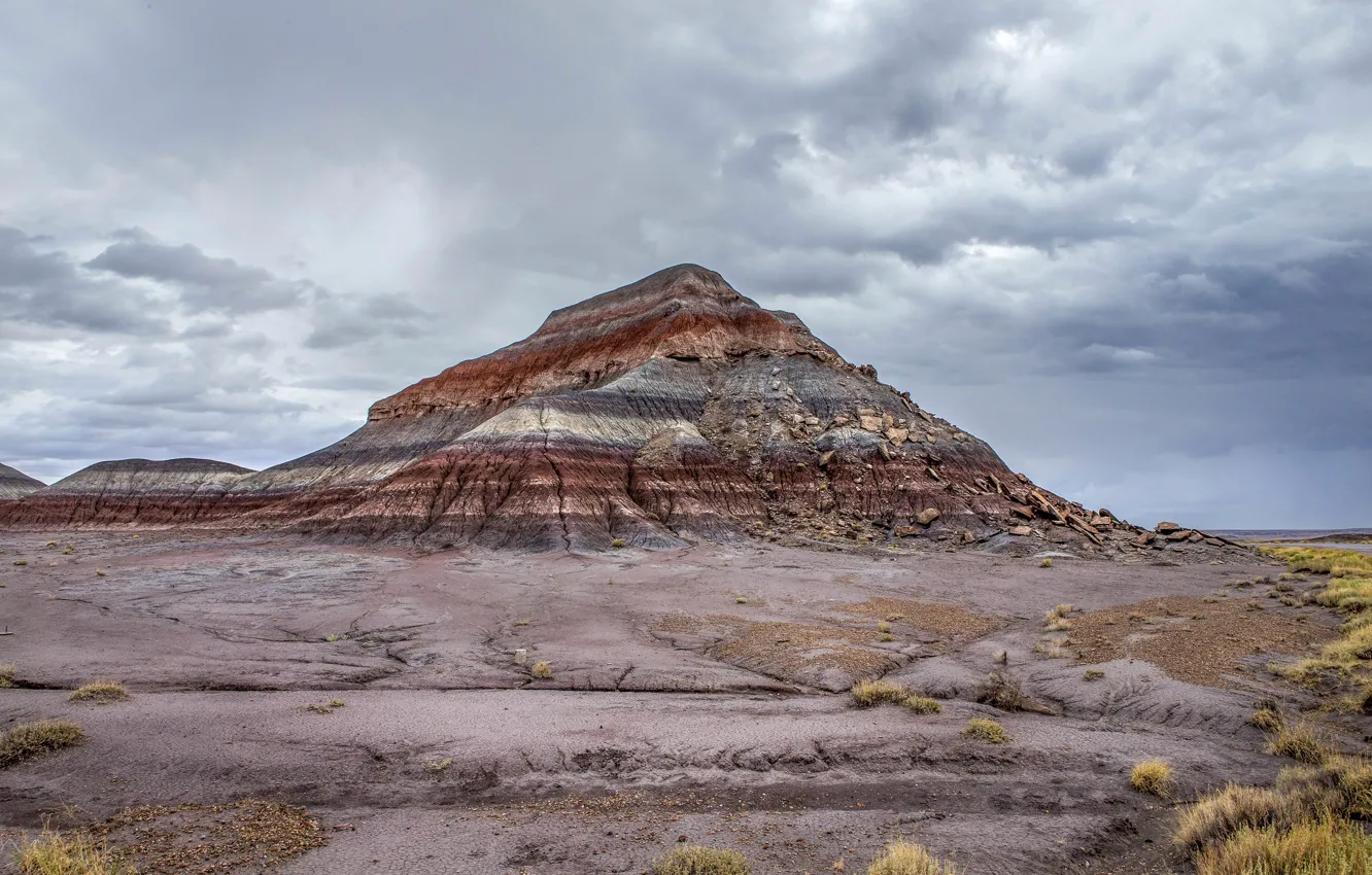 Фото обои пейзаж, гора, Аризона, США, Painted Desert