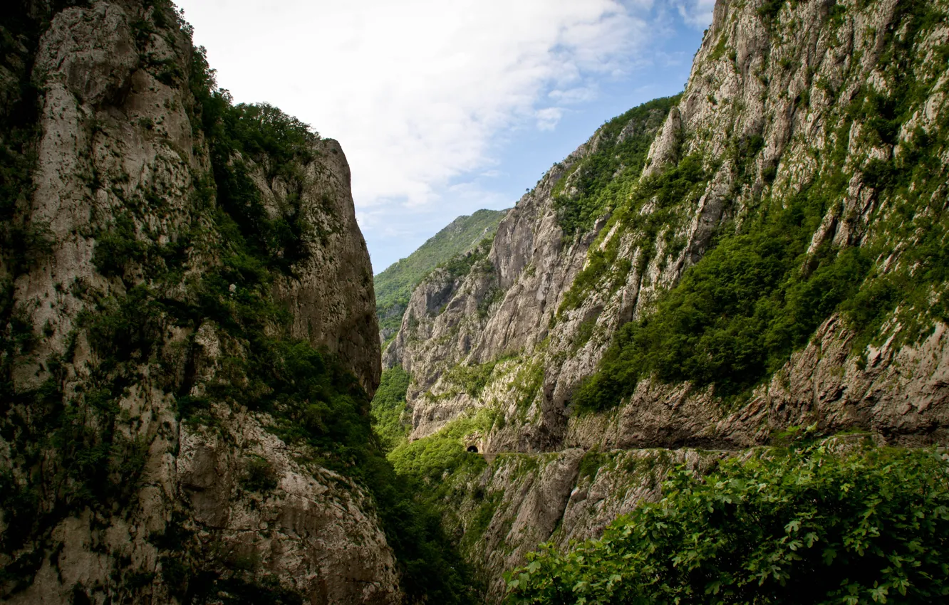 Фото обои горы, природа, красиво, каньон, Черногория, Montenegro, река Тара