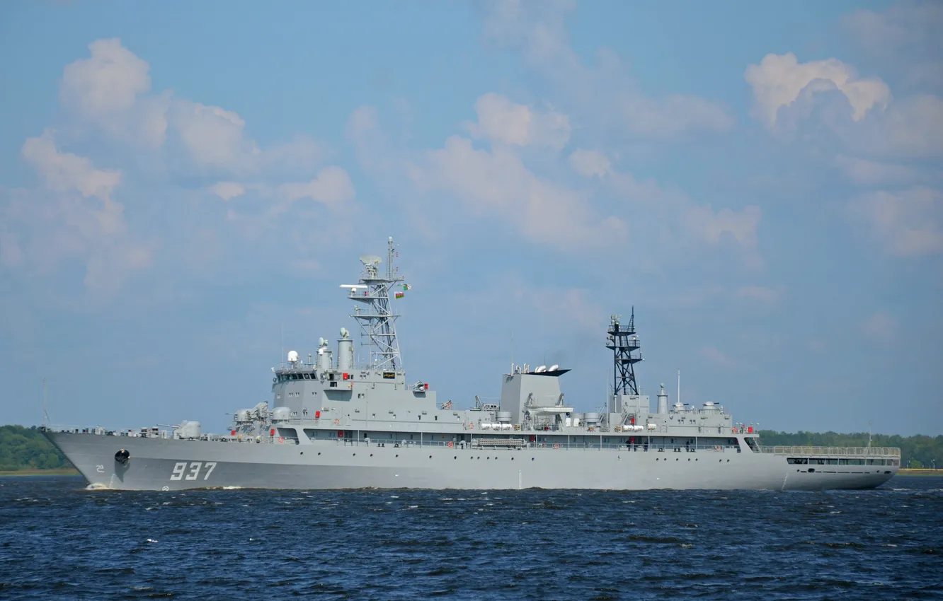 Фото обои учебный корабль, ВМС Алжира, MRA La Soummam