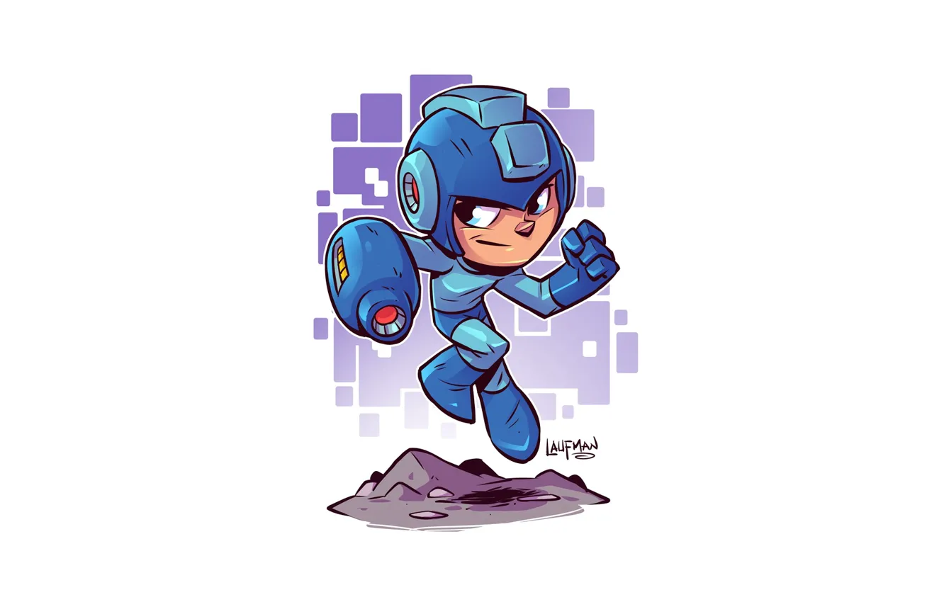 Фото обои game, Mega Man, Derek Laufman