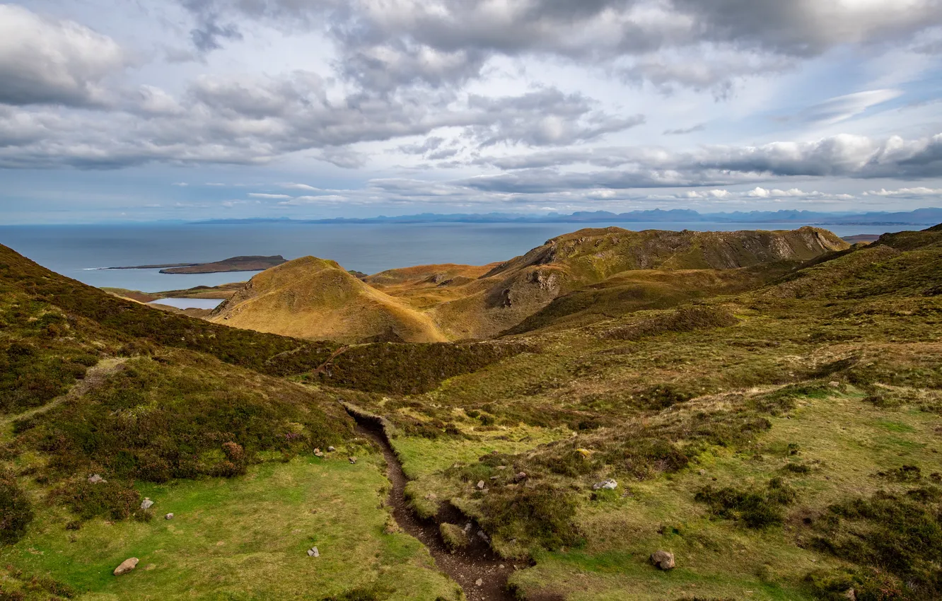 Фото обои пейзаж, Шотландия, Isle of Skye
