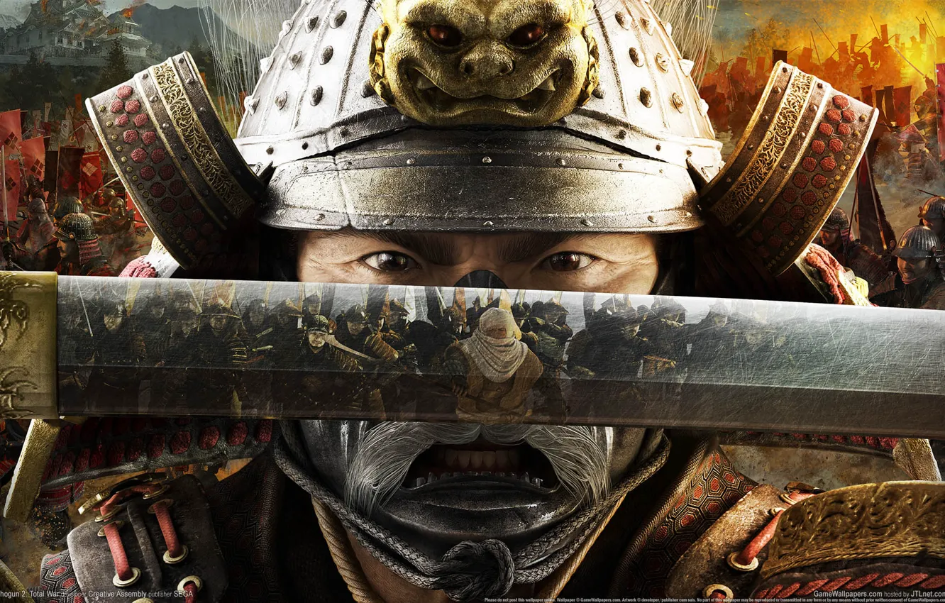 Фото обои Total War, Сегун, Shogun 2, Катана