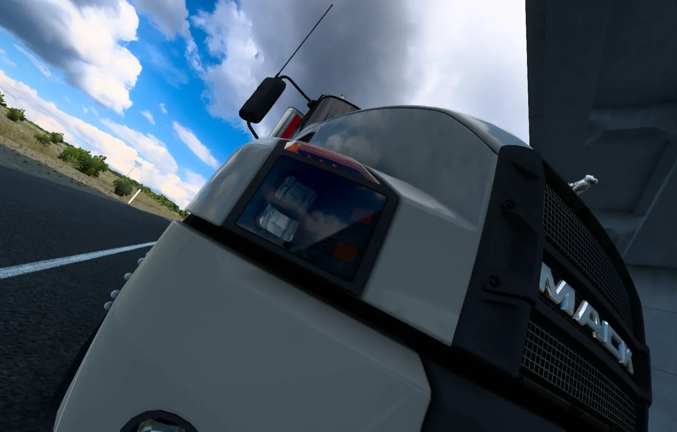 Фото обои truck, mack, ats, rig, american truck simulator