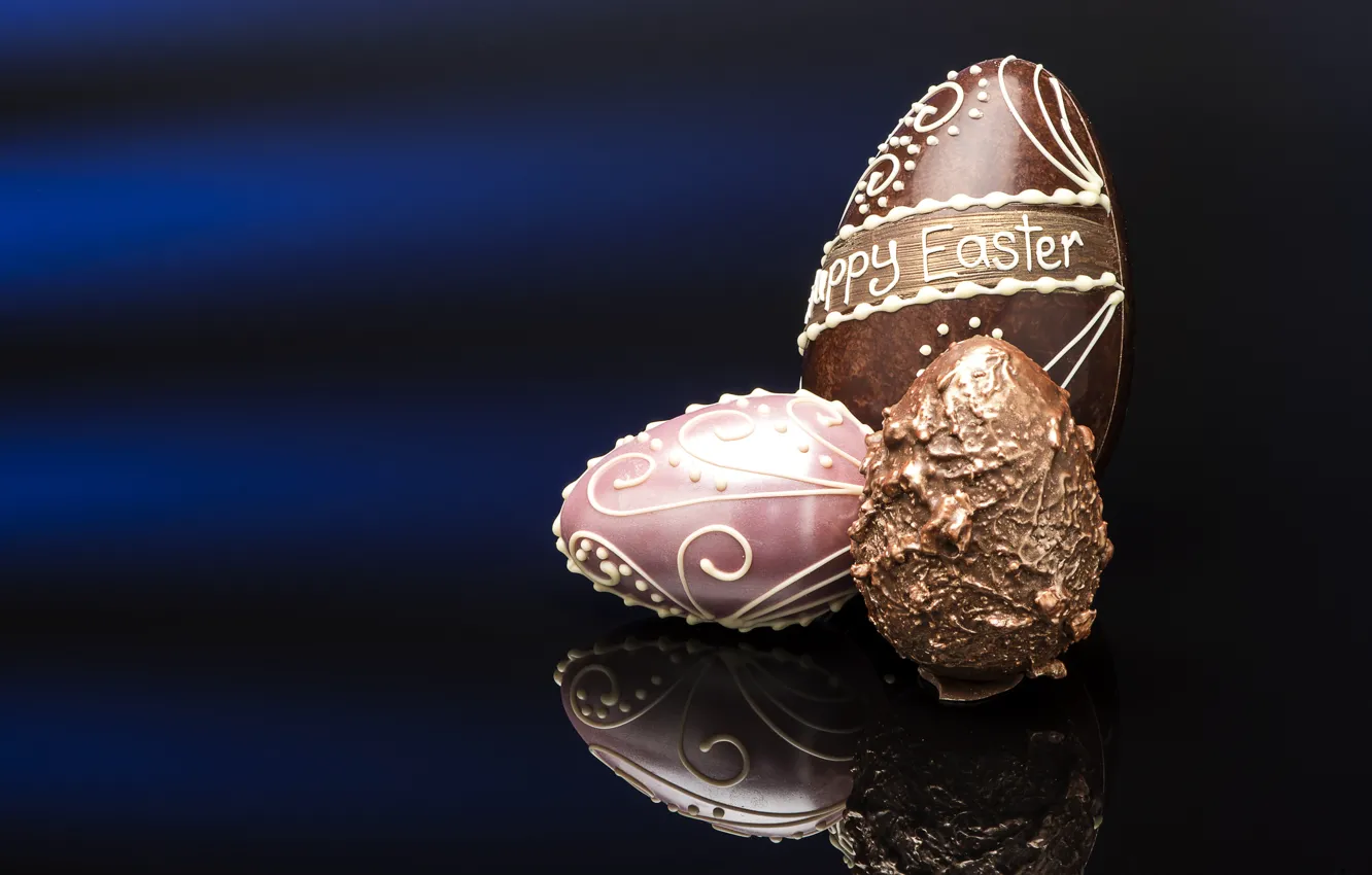 Фото обои яйцо, шоколад, конфеты, Пасха