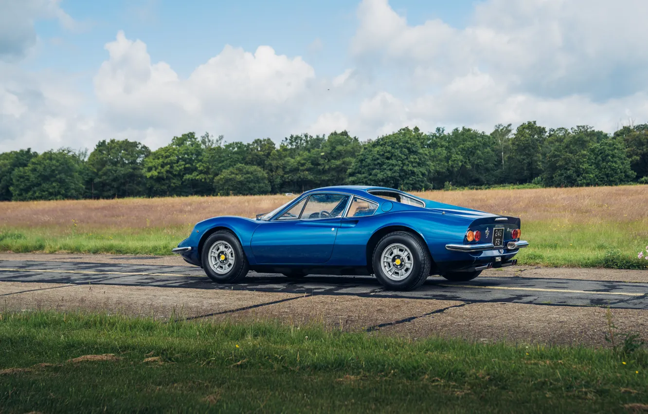 Фото обои Ferrari, 1973, Dino, Ferrari Dino 246 GT