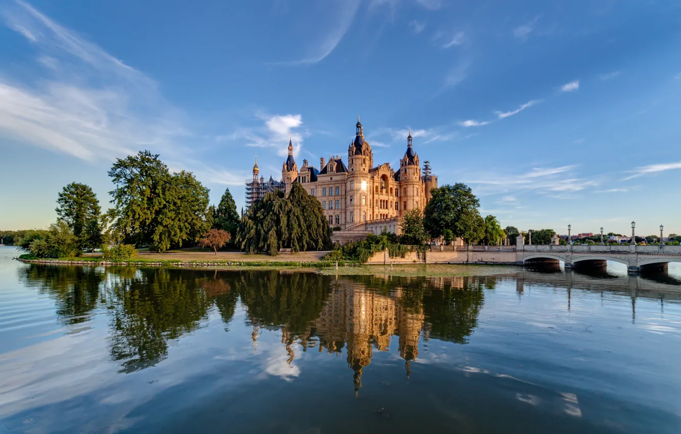 фото город шверин германия