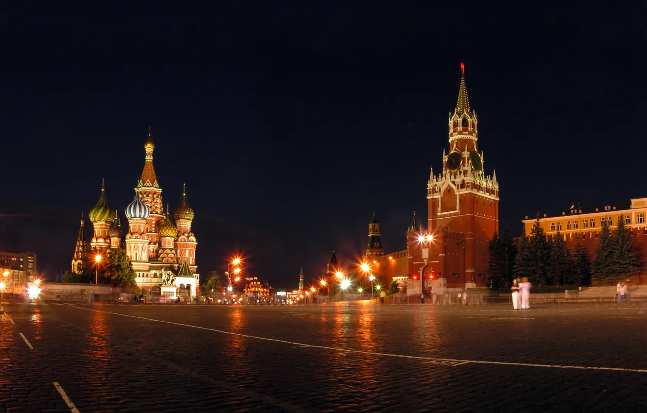 Фото обои город, города, Москва, Кремль, Красная площадь