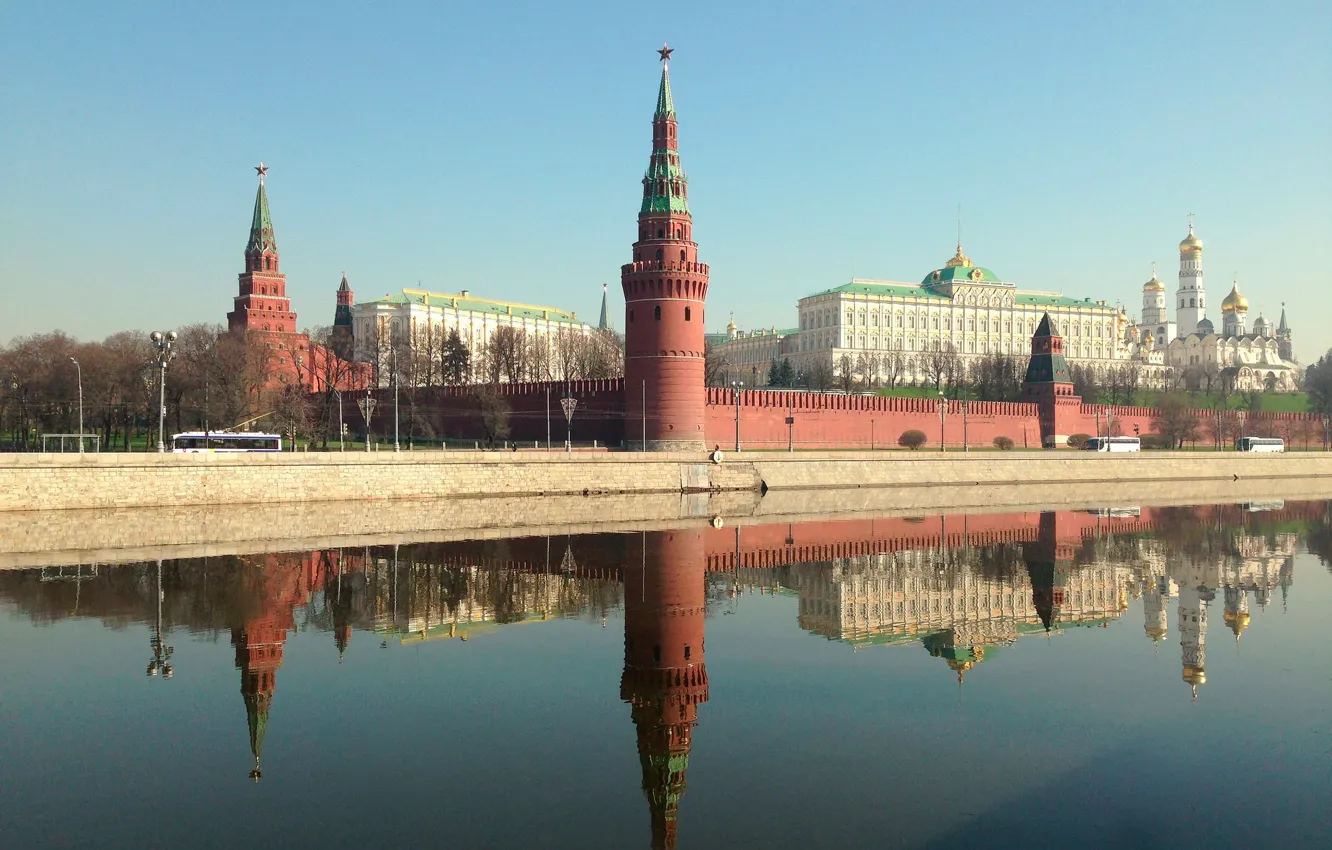 Фото обои Москва, кремль, Россия, столица