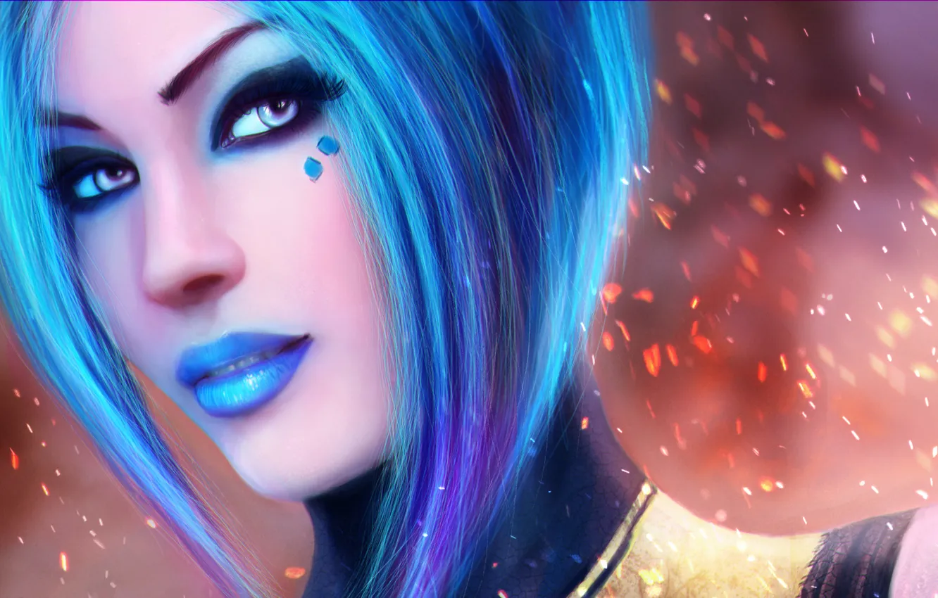 Фото обои волосы, Maya, Borderlands 2, siren