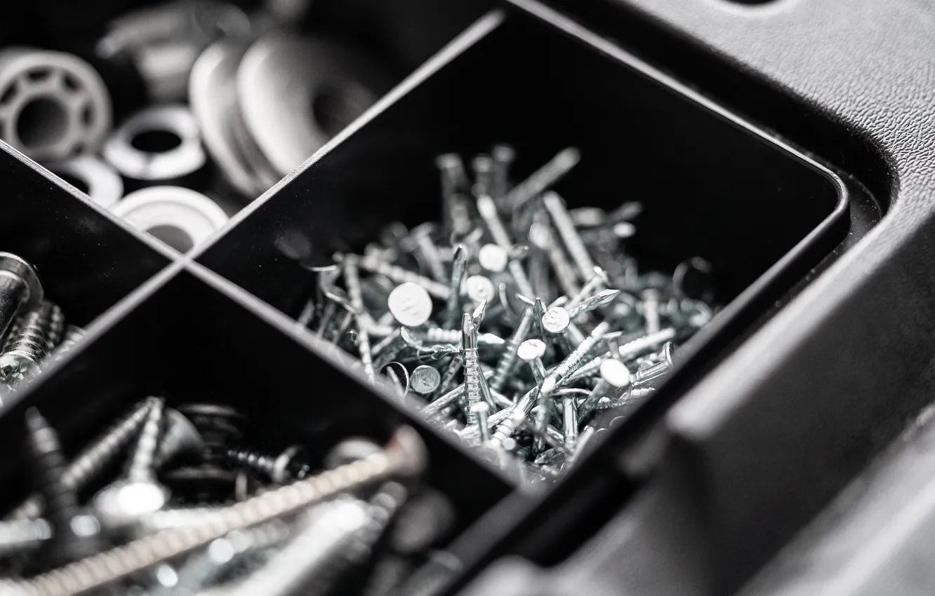 Фото обои metal, nails, Order
