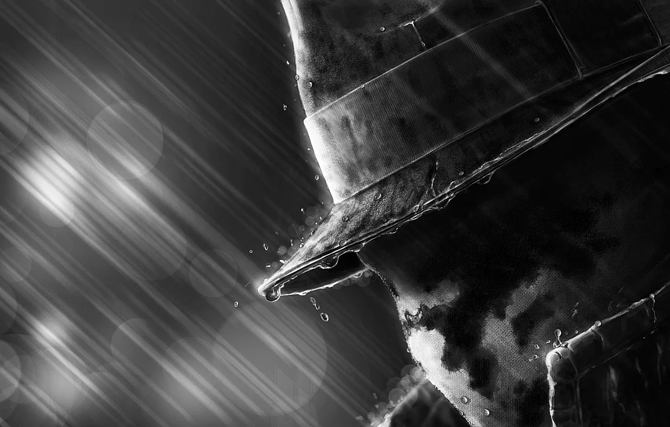 Фото обои дождь, маска, Watchmen, хранители, Rorschach, Walter Kovacs