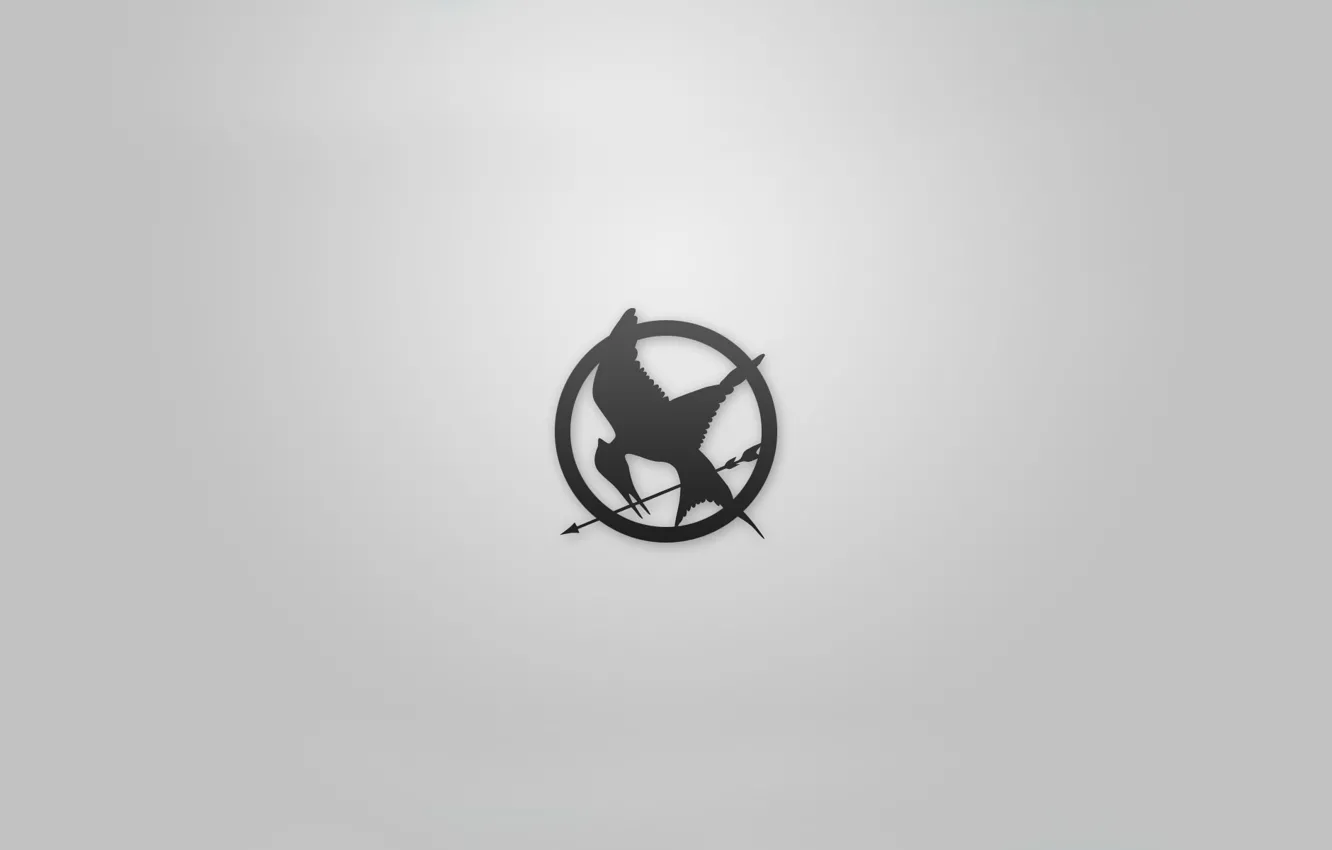 Фото обои logo, black, The Hunger Games