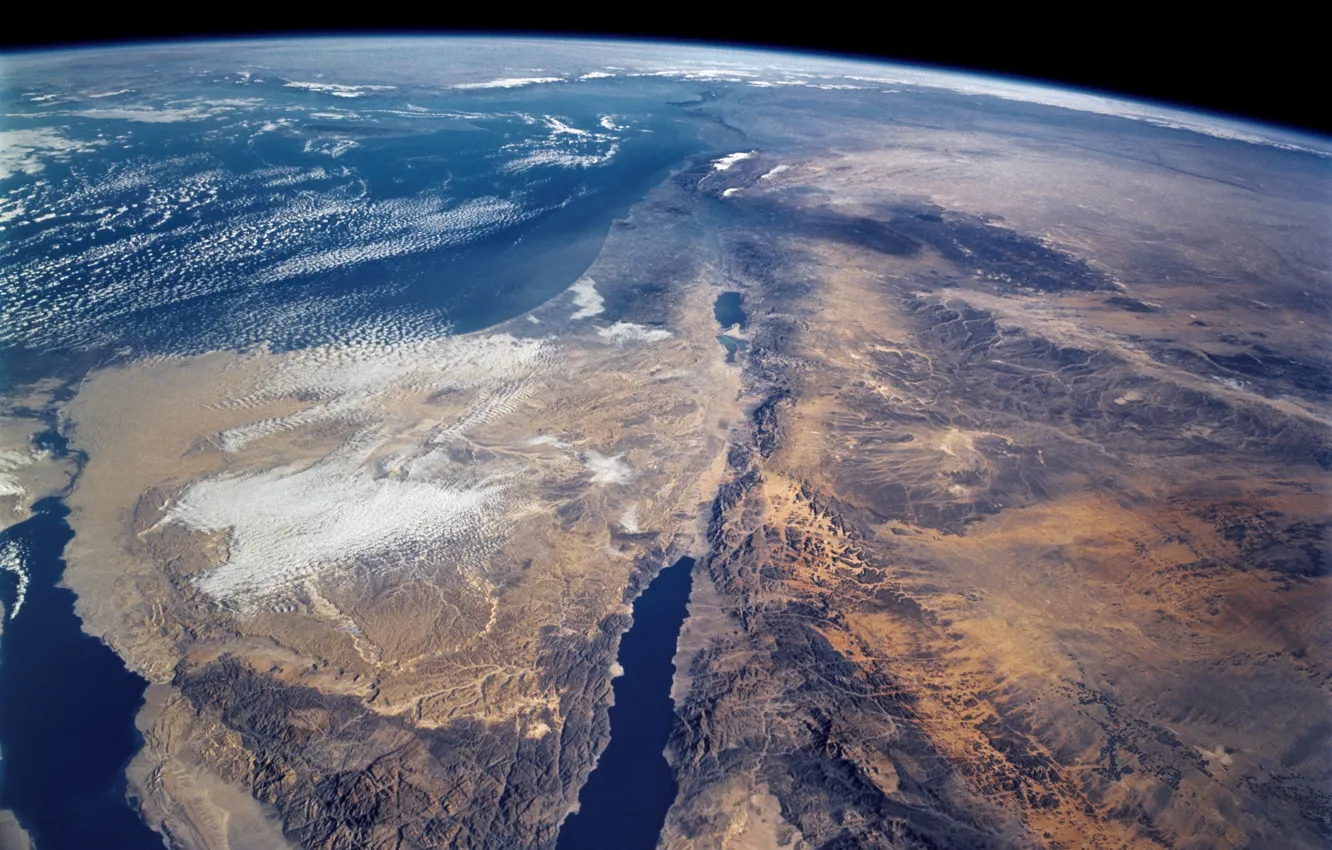 Фото обои Земля, Африка, Красное море, Аравийский полуостров, Синай, Суэцкий канал