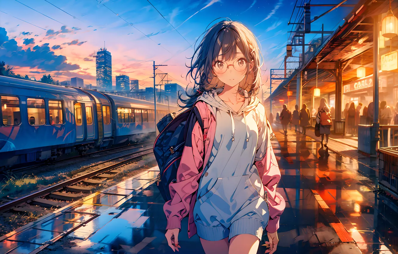 Фото обои girl, Anime, anime girl
