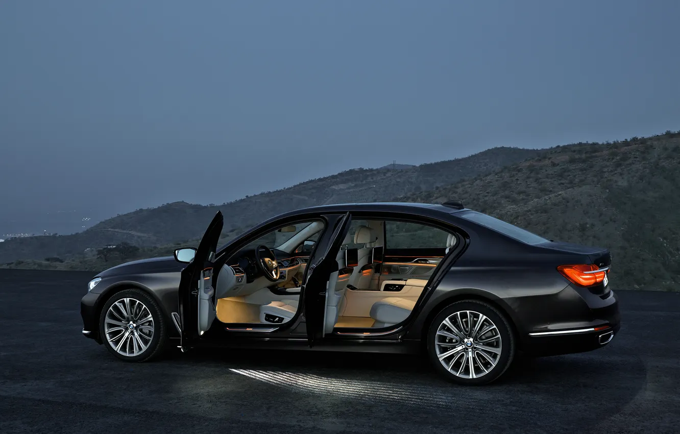 Фото обои бмв, BMW, 750Li, xDrive, 2015, G12