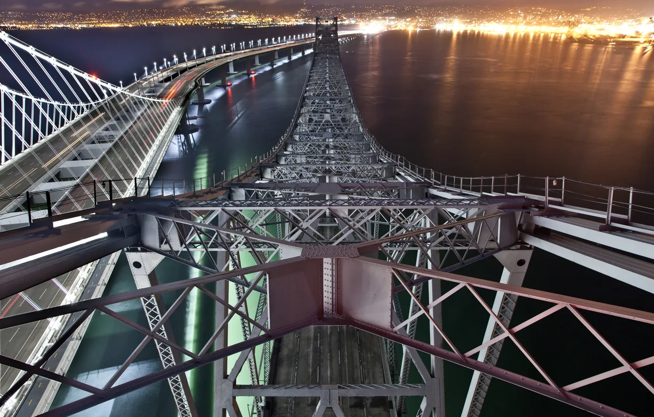 Фото обои San Francisco, bay bridge, oakland