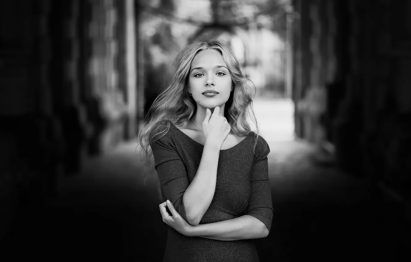 Фото обои портрет, Елена, natural light