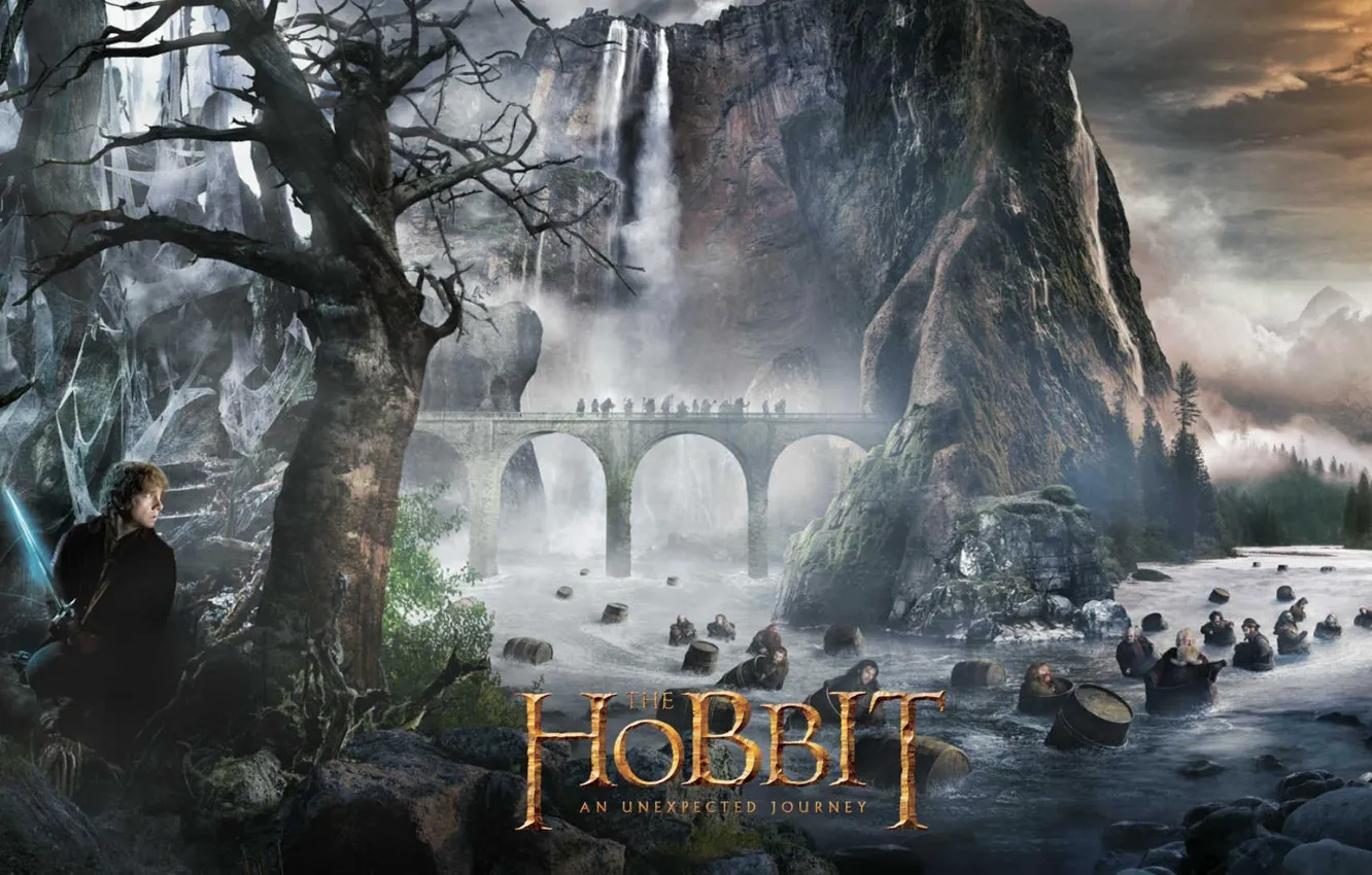 Фото обои John Ronald Reuel Tolkien, Джон Рональд Руэл Толкин, The Hobbit: An Unexpected Journey, Хоббит: Нежданное …