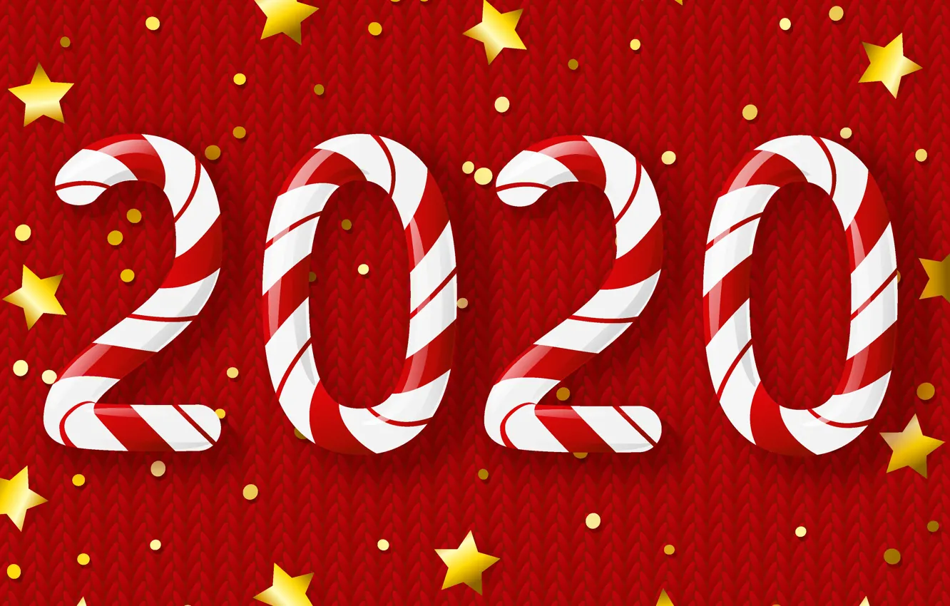 Фото обои звезды, Новый год, New Year, декор, 2020