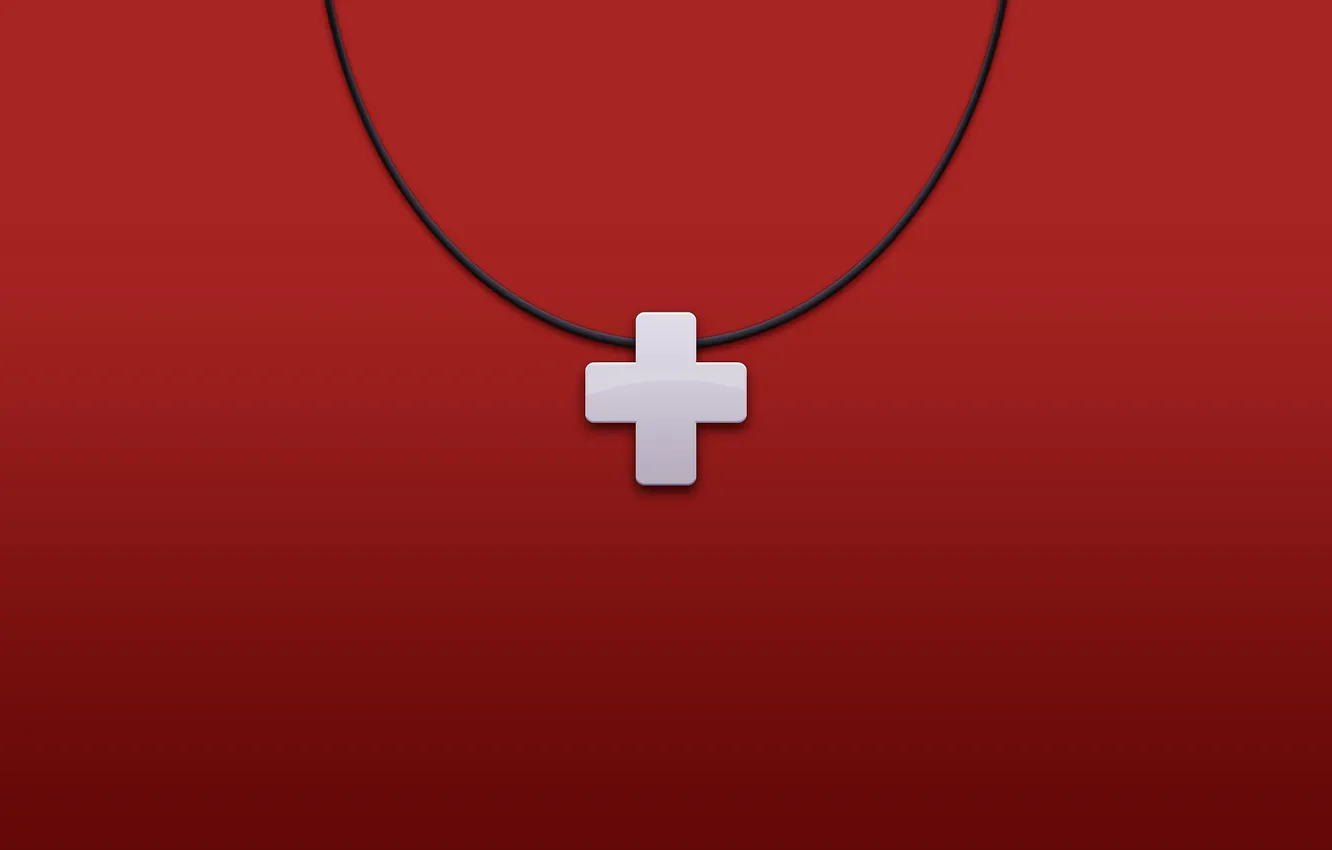 Фото обои red, ribbon, necklace, fetish