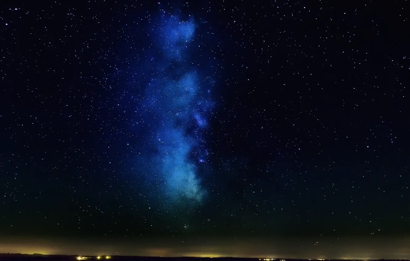 Фото обои космос, звезды, ночь, пространство, млечный путь