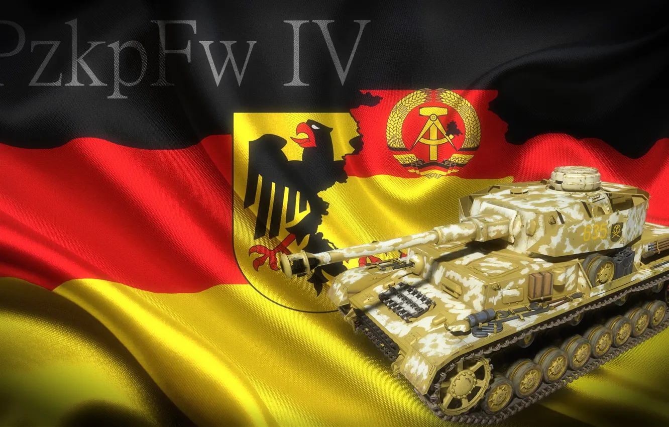 Фото обои german, tank, pzkpfw iv