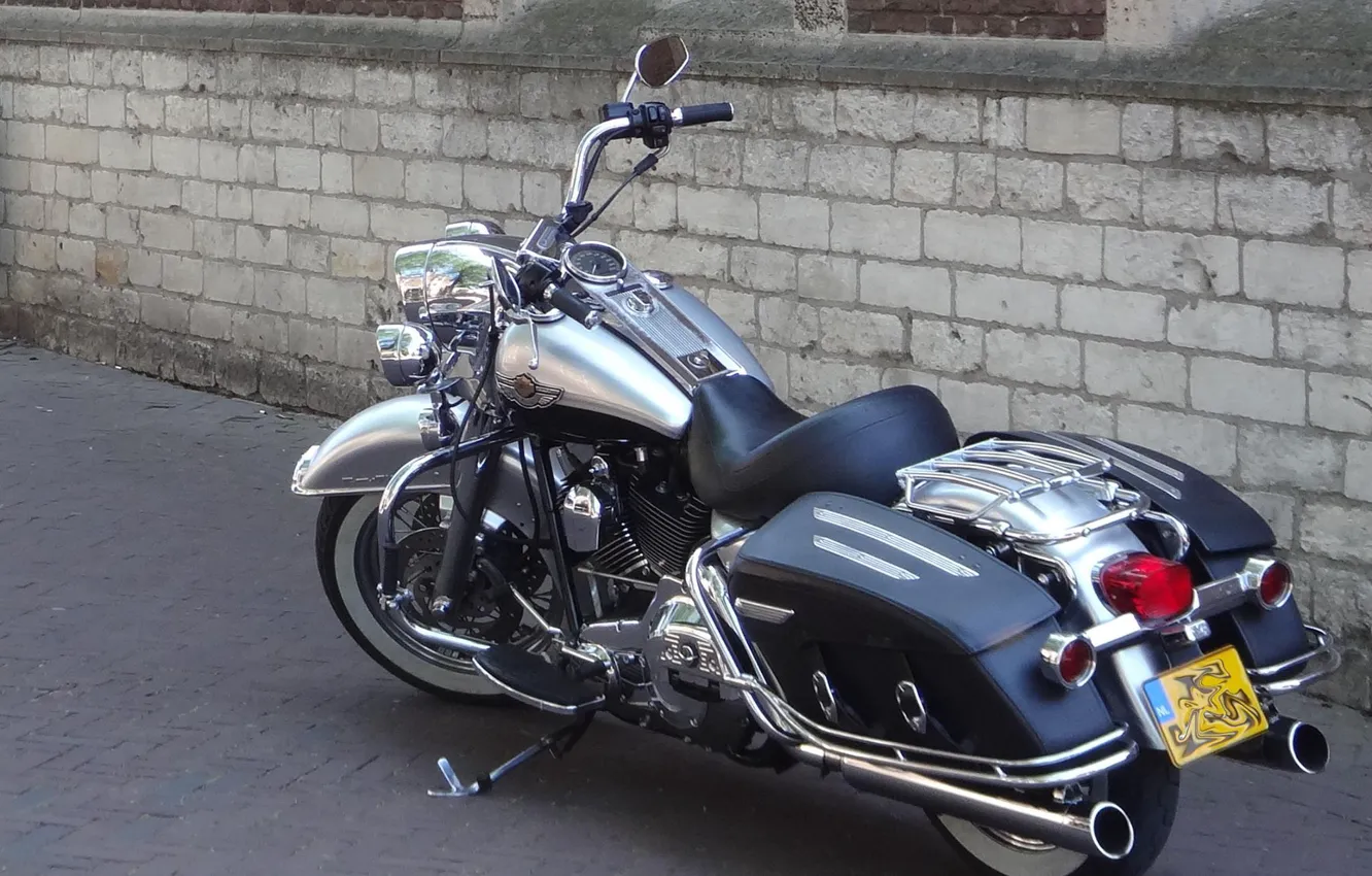 Фото обои мото, Harley Davidson, классика, чоппер