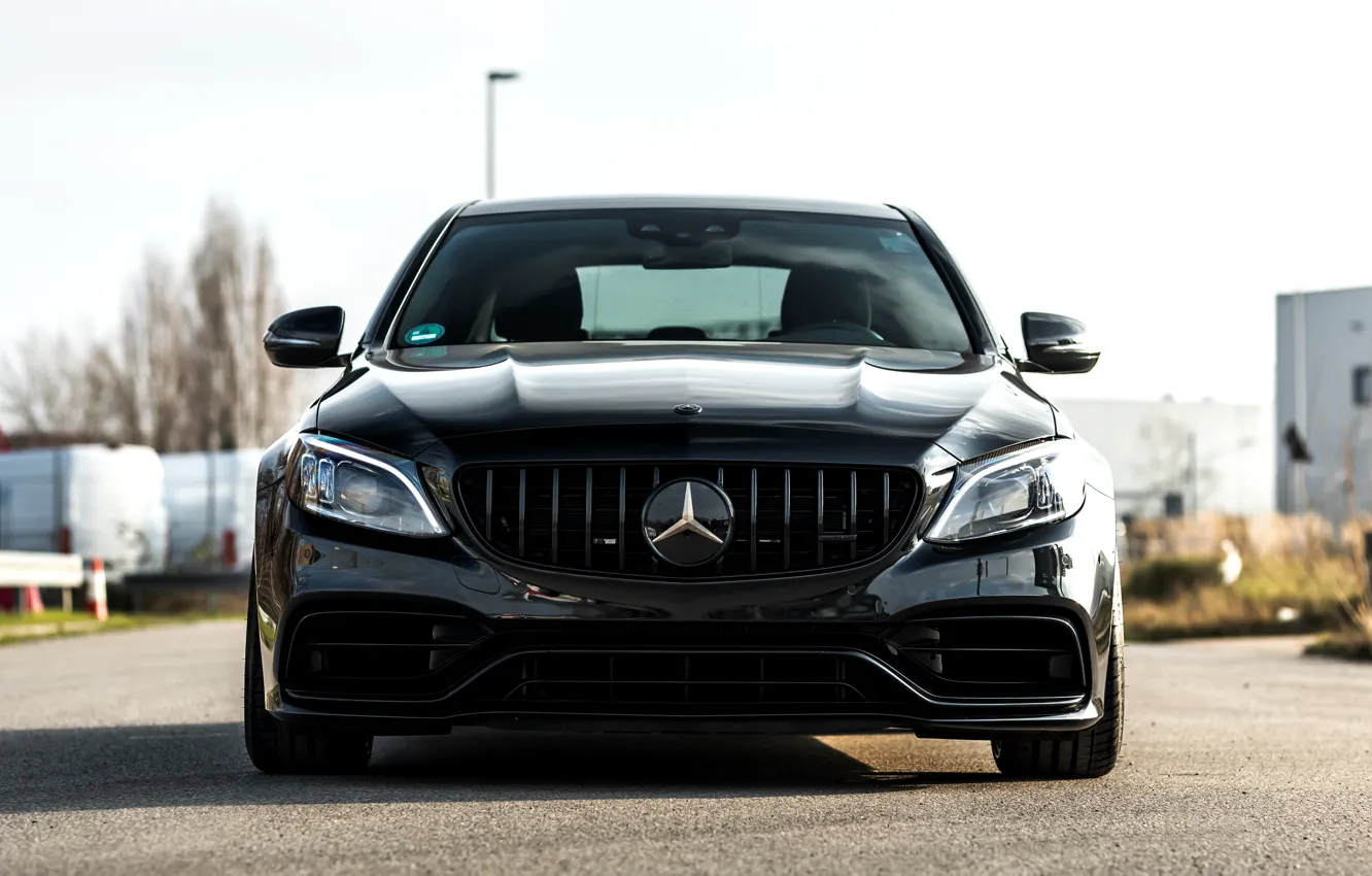 Фото обои Mercedes, вид спереди, AMG, Manhart, W205, 2023, Manhart CR 600, Mercedes-AMG C 63 S