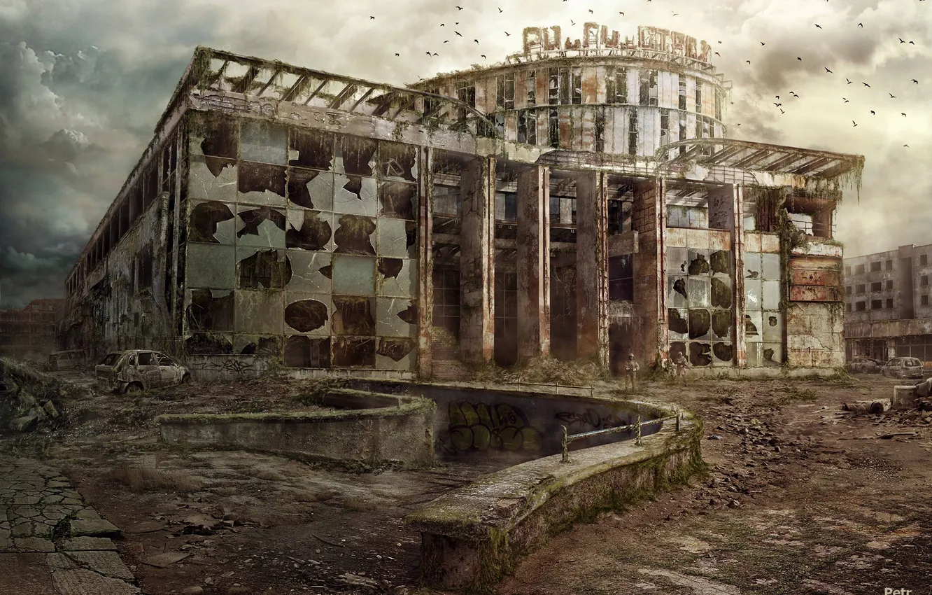 Фото обои апокалипсис, здание, Калининград, Kaliningrad, Petr Razumovskiy