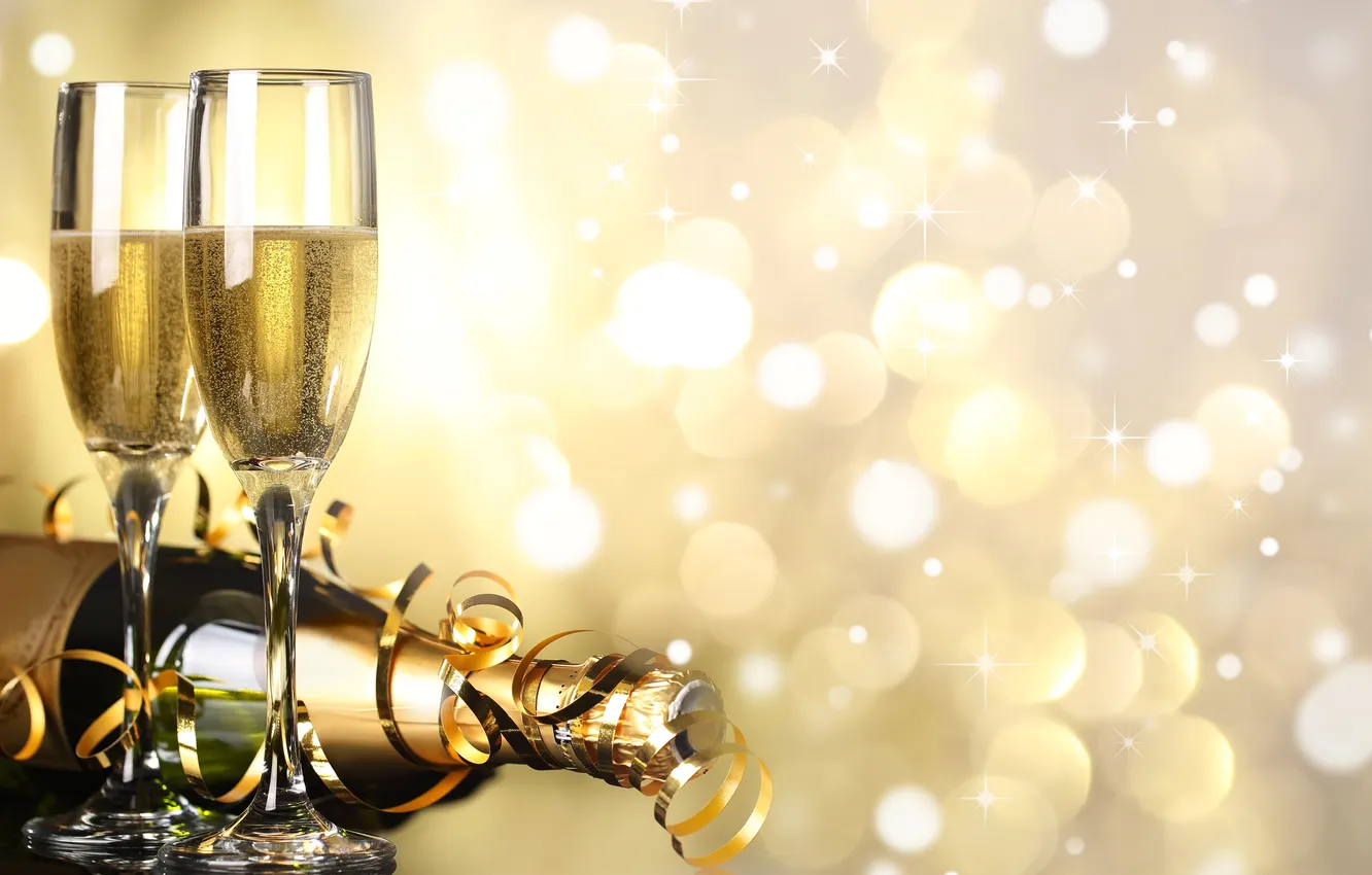 Фото обои ленты, праздник, Рождество, Happy New Year, Christmas, Merry Christmas, holiday, ribbon