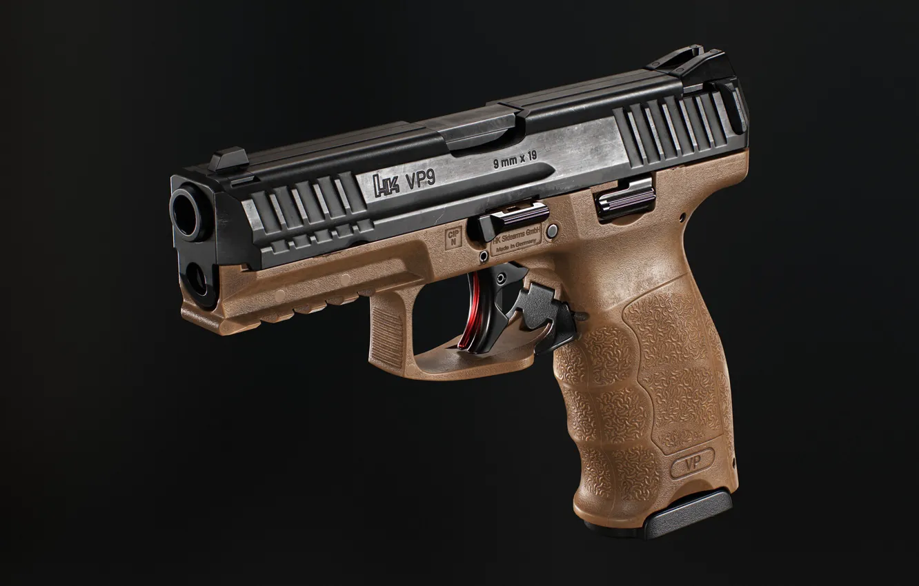 Фото обои Германия, самозарядный пистолет, Heckler & Koch VP9