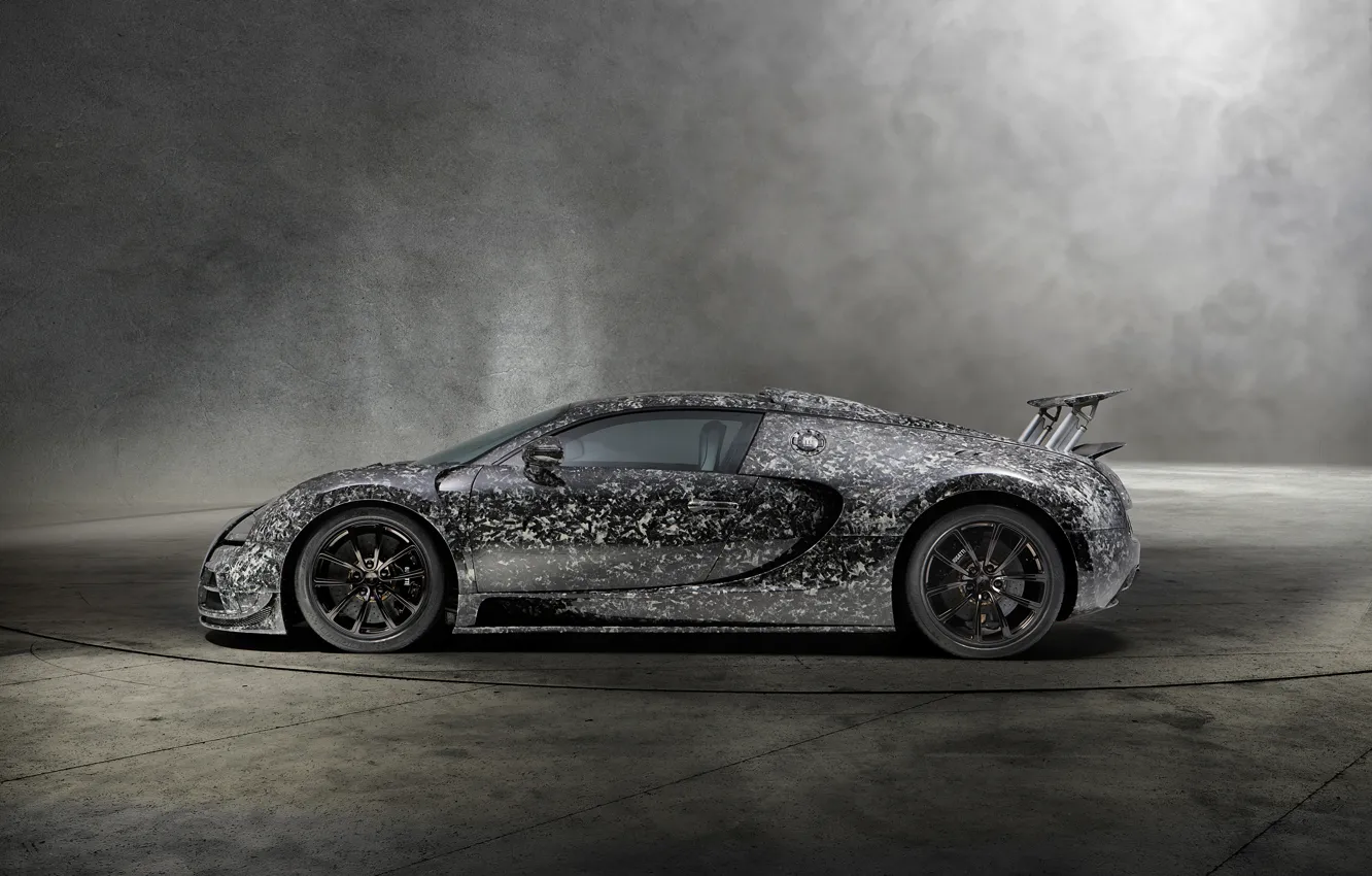 Фото обои Bugatti, Veyron, вид сбоку, 2018, Mansory, Vivere Diamond Edition