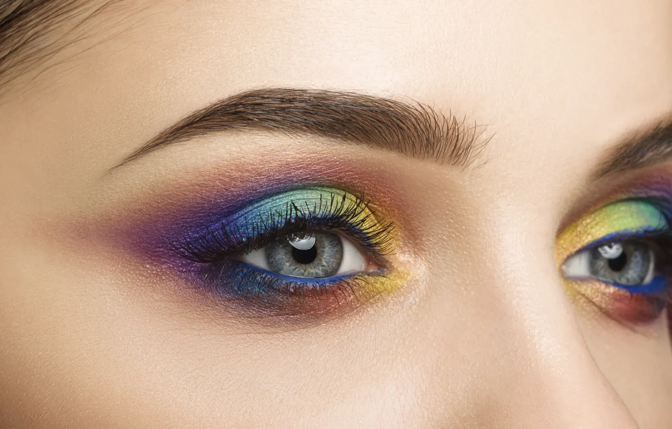 Фото обои colors, style, eyes, makeup