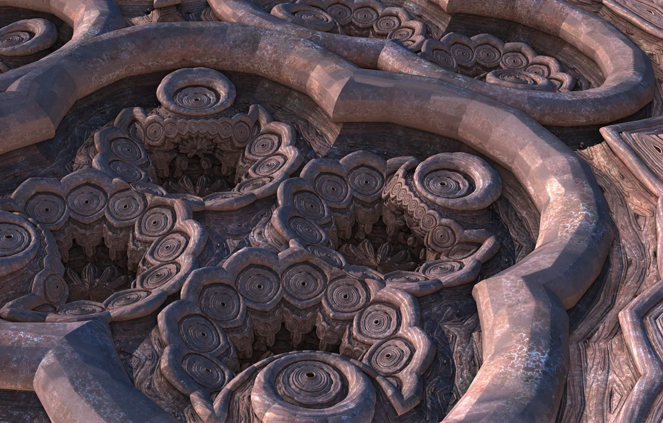 Фото обои поверхность, узор, форма