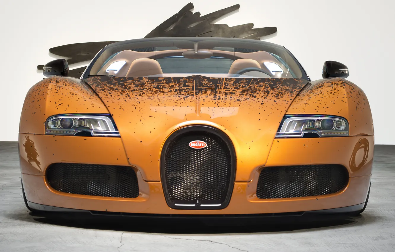 Фото обои спорткар, автомобиль, Bugatti Veyron Grand Sport Venet