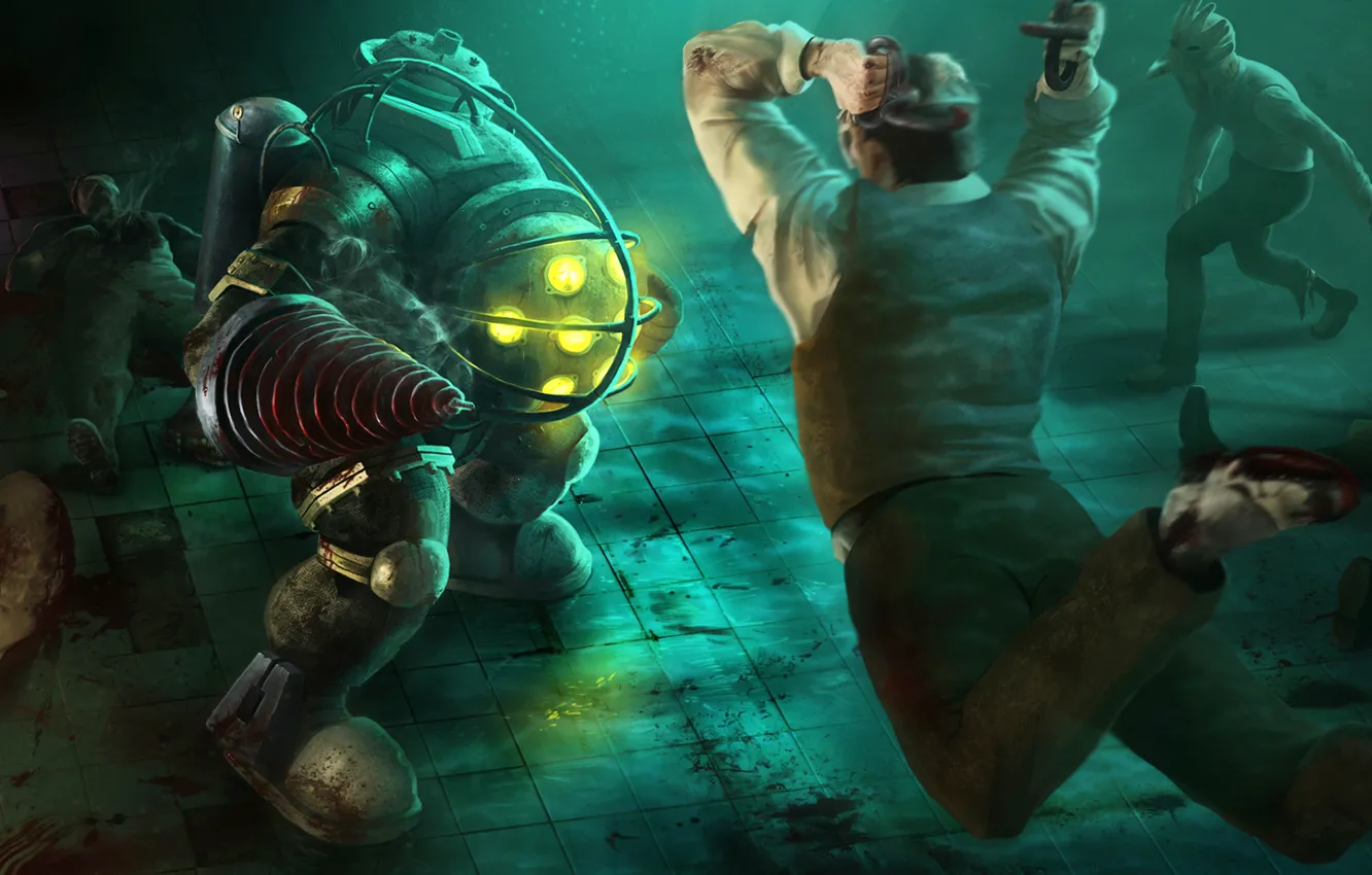 Фото обои BioShock, Art, Game, 2K Games