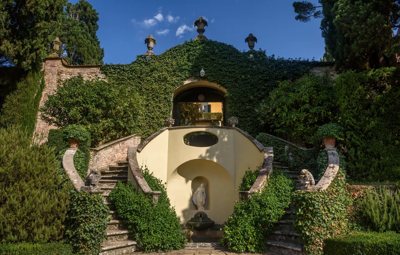 Фото обои Италия, Тоскана, виллы Медичи