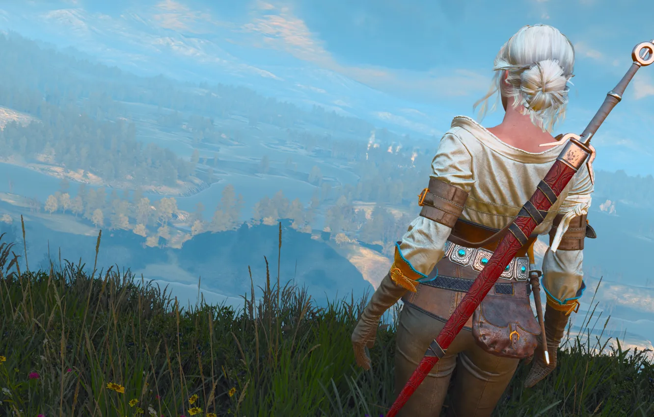 Фото обои Witcher, The Witcher 3 Wild Hunt, Witcher 3, Ciri, CD Project RED, Cirilla Fiona Elen …
