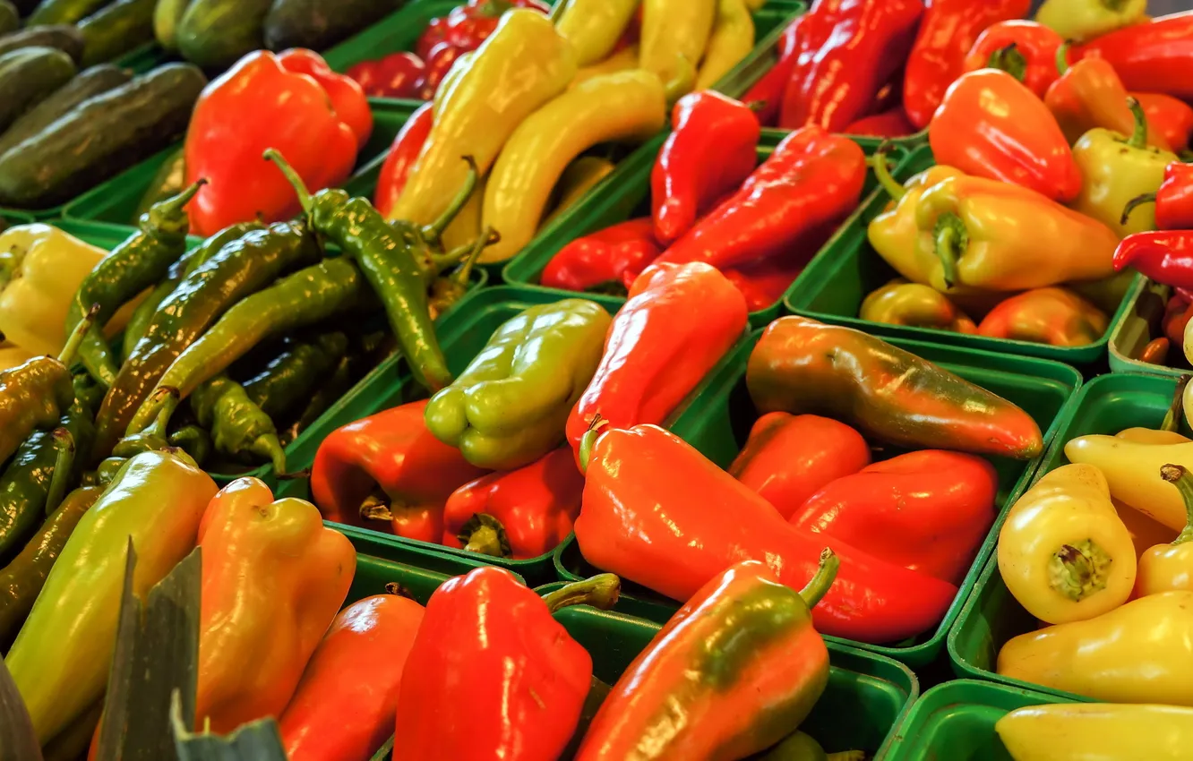 Фото обои color, pepper, spicy, hot hot hot