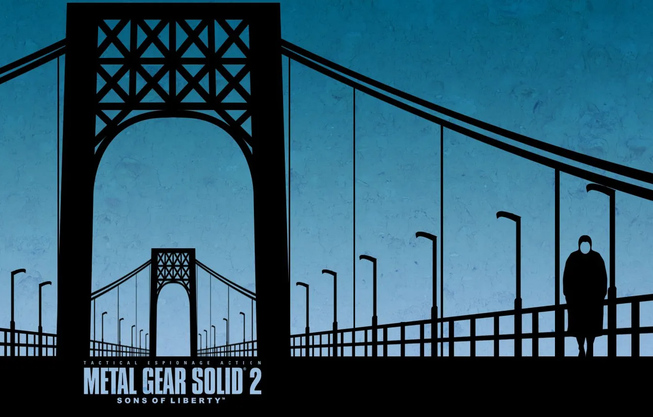 Фото обои мост, minimalism, konami, Metal Gear Solid 2: Sons of Liberty, mgs