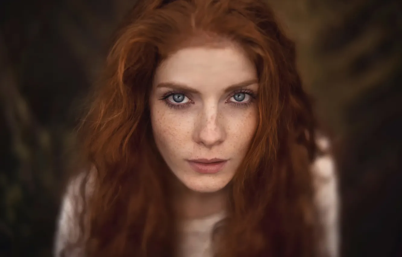 Фото обои веснушки, прелесть, Katrin, Martin Kuhn